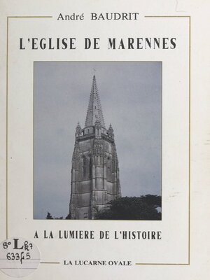 cover image of L'église de Marennes à la lumière de l'Histoire